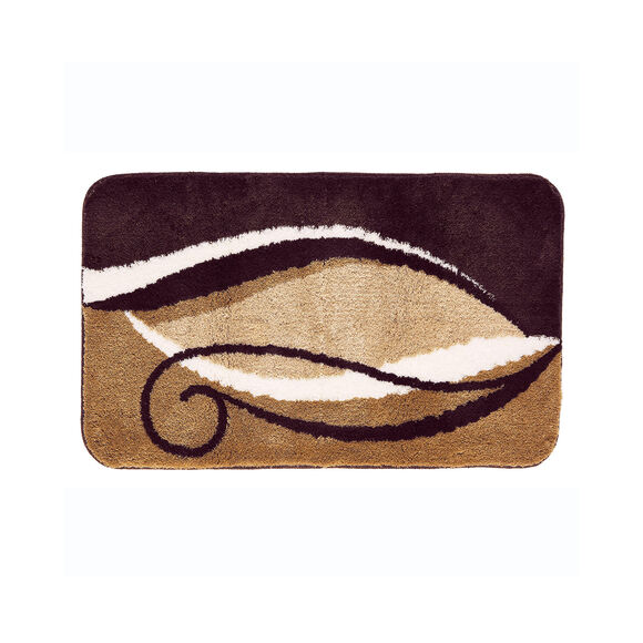 Tapis de bain fantaisie Zilla (marron) Tapis de bain fantaisie Zilla (marron)